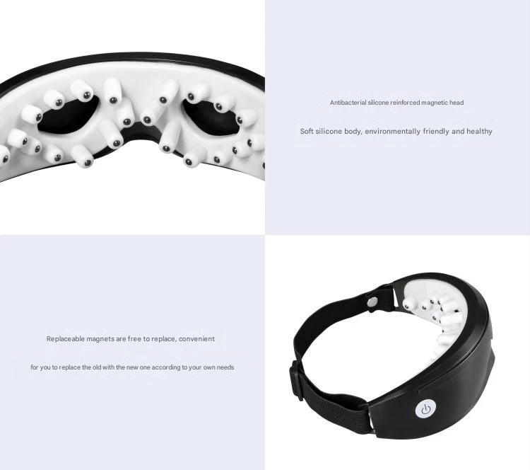 NovaTrend™ Intelligent Eye Massager – 9-Mode Magnetic Therapy for Eye Strain Relief & Fatigue Recovery