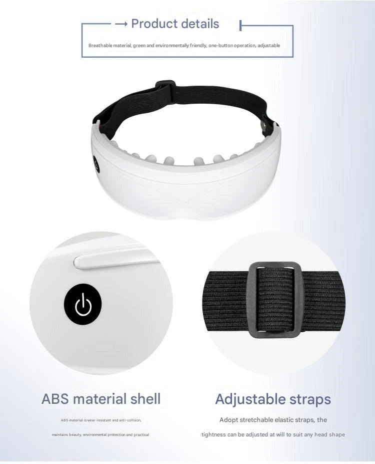 NovaTrend™ Intelligent Eye Massager – 9-Mode Magnetic Therapy for Eye Strain Relief & Fatigue Recovery