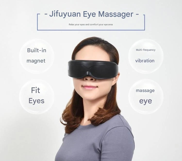 NovaTrend™ Intelligent Eye Massager – 9-Mode Magnetic Therapy for Eye Strain Relief & Fatigue Recovery